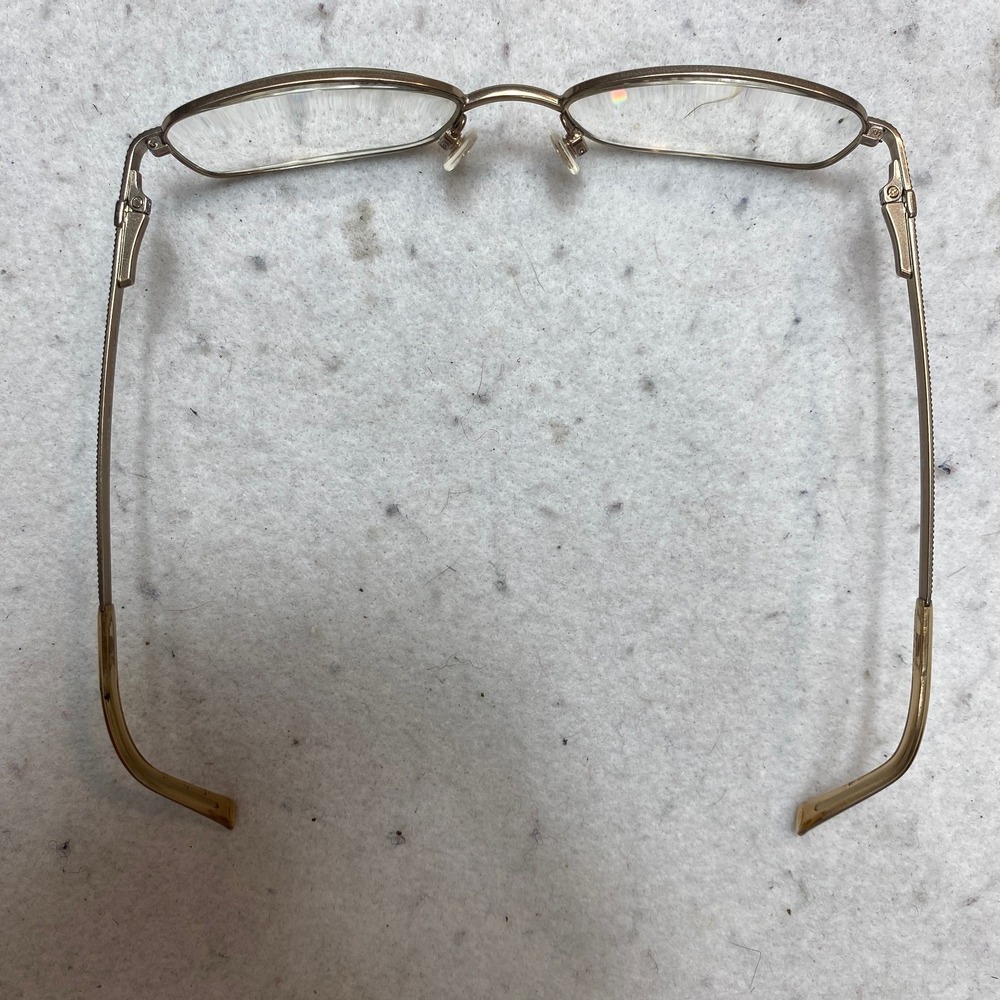 Chanel 2075-B c.304 Eyeglasses Gold Crystal Rectangle Frames Italy 51-17-135 - Picture 11 of 11